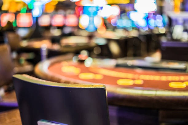 Caribbean Stud Poker table at live studio
